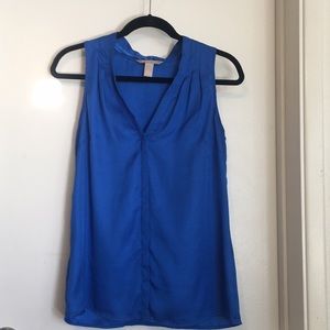 Royal blue blouse